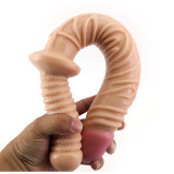 42CM Dildo with Handle Easy Grip Thruster Sex Toy For Women