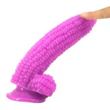 Unique Corn Shape Silicone Dildo 20CM with Suction Base