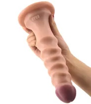 Ripple Ribbed 9.25  Dildo Sex Toy For Women