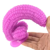 Unique Corn Shape Silicone Dildo 20CM with Suction Base