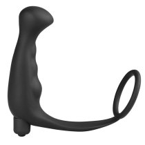 Special Anal Plug Vibrator With Erection Enhancing Cock Ring Vibrating Prostate Perineum Massager Anal Sex Toy for Men