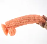 Unique Corn Shape Silicone Dildo 20CM with Suction Base