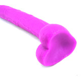 15.55Inch/39.5cm Super Long Realistic Dildo Veined Shaft Anal Plug For Advanced Players