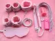 7PCS Bondage Restraints Kit Leather Cuffs For Couple Sex BDSM Bed Love