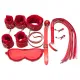 Fetish Bondage Set Restraints Kit For Couple Sex BDSM Cosplay Leather Cuffs for Bed Love Kit