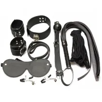 Fetish Bondage Set Restraints Kit For Couple Sex BDSM Cosplay Leather Cuffs for Bed Love Kit