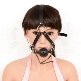 Mouth Restraints Bondage Toy For SM Fetish Silicone Gag Ball For BDSM Bedroom Play