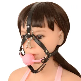 Mouth Restraints Bondage Toy For SM Fetish Silicone Gag Ball For BDSM Bedroom Play