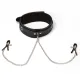 Leather Padded Neck Collar Restraint Chocker Toys Fetish Role Play