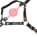 Mouth Restraints Bondage Toy For SM Fetish Silicone Gag Ball For BDSM Bedroom Play