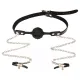 Mouth Restraints Bondage Toy For SM Fetish Silicone Gag Ball For BDSM Bedroom Play