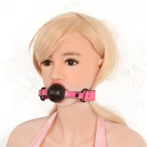Mouth Restraints Bondage Toy For SM Fetish Silicone Gag Ball For BDSM Bedroom Play