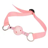 Mouth Restraints Bondage Toy For SM Fetish Silicone Gag Ball For BDSM Bedroom Play