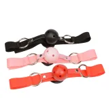 Mouth Restraints Bondage Toy For SM Fetish Silicone Gag Ball For BDSM Bedroom Play