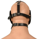 Unique Leather Head Harness Mouth Restraints Bondage Toy For BDSM Bedroom Play