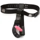 Adjustable Strap-on Harness Bondage with Silicone Dildo Plug for Female Male Masturbation