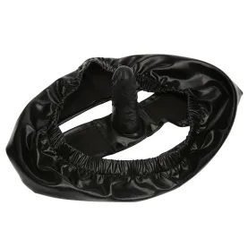 Stretch Black Panties With Silicone Dildo Plug  Strap-on Harness Bondage for Women