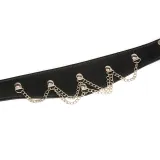 Leather Padded Neck Collar Restraint Chocker Toys Fetish Role Play