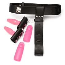 Adjustable Strap-on Harness Bondage with Silicone Dildo Plug for Female Male Masturbation