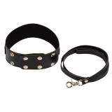Leather Padded Neck Collar Restraint Chocker Toys Fetish Role Play