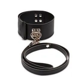 Leather Padded Neck Collar Restraint Chocker Toys Fetish Role Play