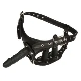 Removable Triple Dildos Plug With Adjustable Strap-on Harness Bondage for Female Lesbian