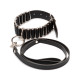 Leather Padded Neck Collar Restraint Chocker Toys Fetish Role Play