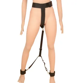 Adjustable Strap-on Harness Bondage with Silicone Dildo Plug for Female Male Masturbation