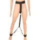 Adjustable Strap-on Harness Bondage with Silicone Dildo Plug for Female Male Masturbation