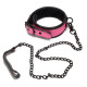 Leather Padded Neck Collar Restraint Chocker Toys Fetish Role Play