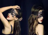 Sexy Lace Mask Halloween Masquerade Party Costume Cat Mask for Women Girl