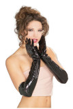 Hot Sexy Long Wet Look Gloves Arm Gloves for Party Cosplay