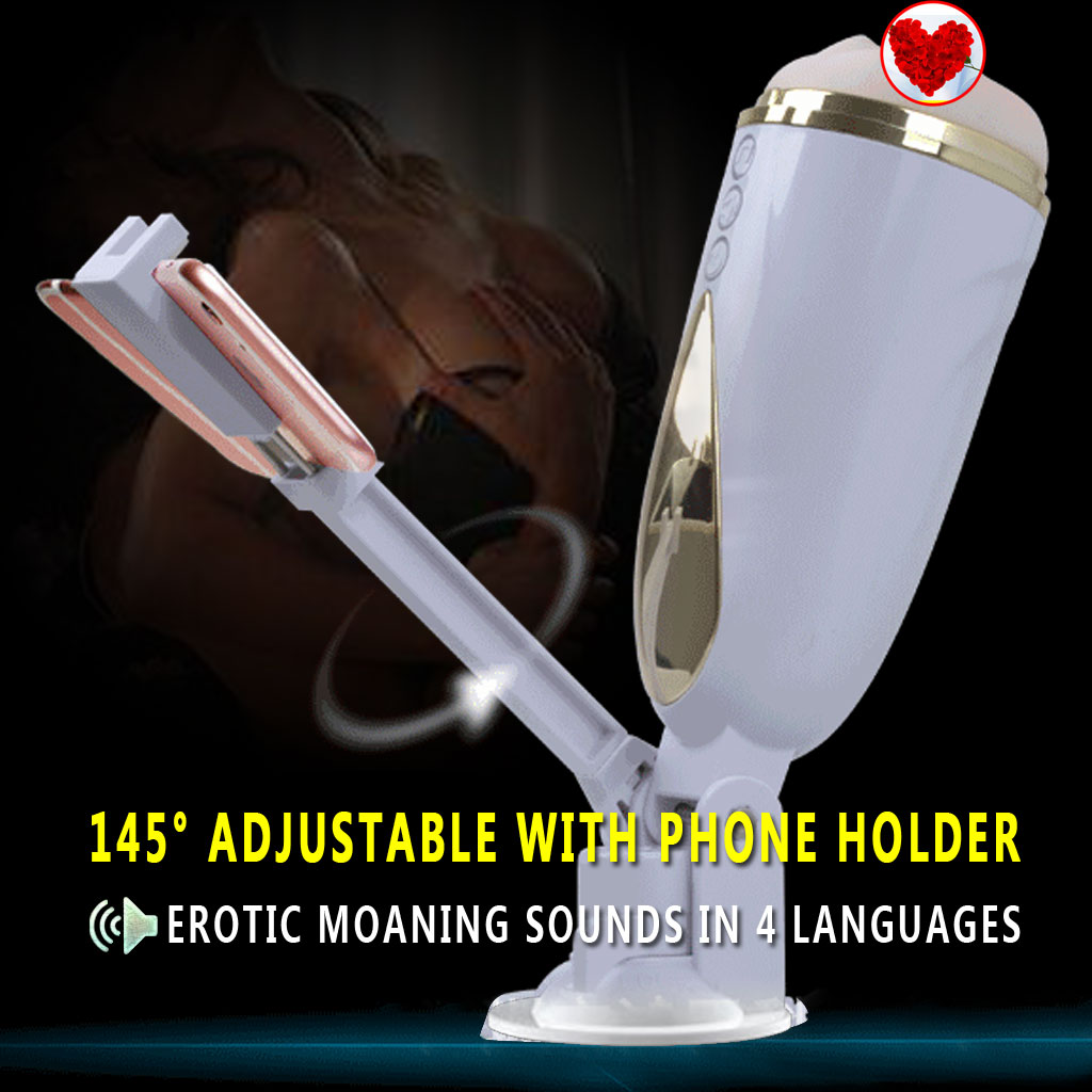 US$ 53.76 - Phone Holder Male Masturbator Hands-free Vibrating Masturbation  Cup Moaning Sound Rechargeable vibration - m.runsone.com