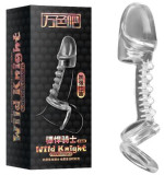 Penis Sleeves Cock Extensions Delayed Ejaculation Vibrator Toys for Men Silicone Condoms Penis Extender