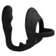 Erection Enhancing Cock Ring and Anal Plug Combo Male Anal Silicone Sex Toy Stimulate Prostate Achieve Incredible Orgasms Black