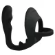 Erection Enhancing Cock Ring and Anal Plug Combo Male Anal Silicone Sex Toy Stimulate Prostate Achieve Incredible Orgasms Black