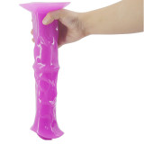 Huge Super Long Horse Cock Type Anal Dildo Big Plug Ribbed Body Strong Suction Cup