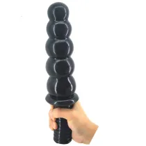 Giant Rippled Dildo Butt Plug With Handle Sex Toy For Women Couples