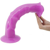 Huge Super Long Horse Cock Type Anal Dildo Big Plug Ribbed Body Strong Suction Cup