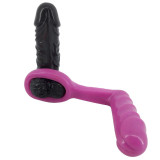 Butt Plug With Penis Ring Prostate Stimulator For Men Veined Realistic Dildo Sex Toy