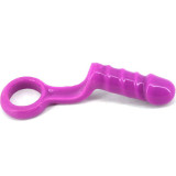 Butt Plug With Penis Ring Prostate Stimulator For Men Veined Realistic Dildo Sex Toy