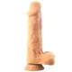 8.5 inch Realistic Silicone Dildo with Suction Cup – Double Layer Lifelike Penis Dong Cock Anal Sex Toys for Women Masturbation