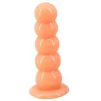 19.9cm/7.89inch  Ripple Butt Plug Vaginal Dildo With Suction Base Adult Toy For Solo Fun