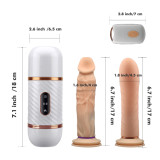 Portable Heating Automatic Fucking Dildo Toys With Remote Control Love Sex Machine Gun for Women and Men Couples' Masturbation