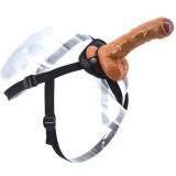 Different Sized Strap-On Dildos With Harness Compatible with O-Ring - Accommodates Lesbian Role Play