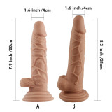 Remote Vibrating Swing Dildo for Women Realistic Dildo Rotating Fake Penis Sex Toy for Vaginal G Spot and Anal Play