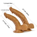 Dildo for G-spot and Anal Paly Made of High Quality Material for Men and Women