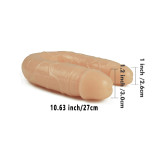 10.63 Inch Exotic Double Sided Dildo Adult Sex Toy Waterproof Double Dongs Top Sex Realistic Dildo Penis Cock