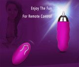 Rechargeable Bullet Vibrator Wireless Remote Control Vibrating Love Egg Vibrators Adult Sex Toys Vibe for Women or Couples