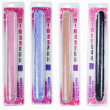 15 Inches Double Sided Dildo Crystal Jellies Double Dong 1.5 Inches Wide